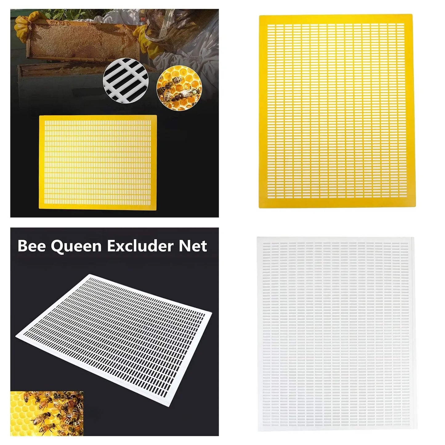 Sturdy 10 Frame Queen Bees Excluder Easily Clean Separate Queen Bees Board Backyard Accessories Supplies