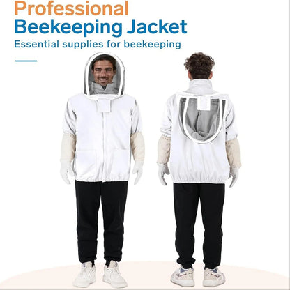 Beekeeping Clothing Veil Hood Gloves Hat Cloth Jacket