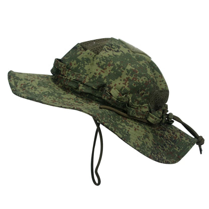 1pc/5pcs Camo Boonie Hat Sunscreen Breathable Bucket Hat Men's Outdoor Hiking Hunting Fishing Windproof Fisherman's Hat