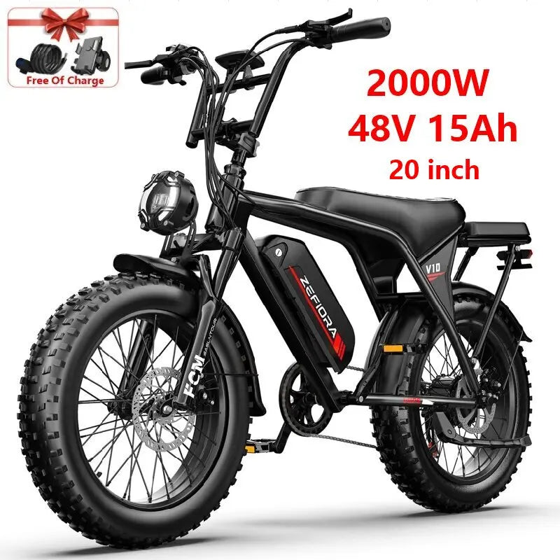 New 2000w Men\'s Electric Mountain Bike,20 26 Inch 30-50mph 30-60mile 48v,for Electric Bicycle