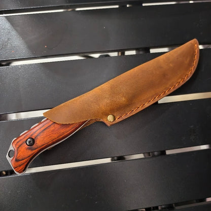 BM 15002 High-hardness Fixed Blade Durable D2 Steel Treatment Outdoor Camping Fishing Tools Jungle Adventure Survival Knife Gift