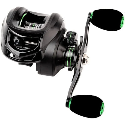 Fishing Baitcasting Reel All Metal Spool 18+1BB 10kg/22LB Max Drag Speed Ratio 7.2:1 Magnetic Metal Casting Pesca Fishing Reels