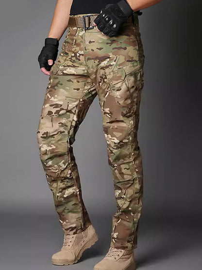 Men's Waterproof Breathable Outdoor Pants Large Pocket Tactical Sports Casual Overalls Pant XS-3XL