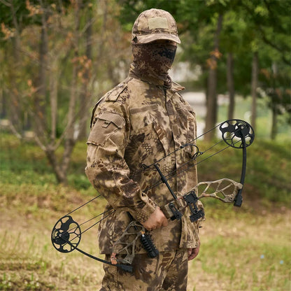 Compound Bow Archery Sets 19-70lbs Draw Weight Adjustable Shooting Right Hand Hunting Bows Adult Beginners Kit Up to IBO 320 Fps