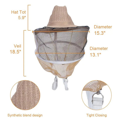 8-Frame Beehive Kit with Wax-Coated Hives and Essential Beekeeping Equipment
