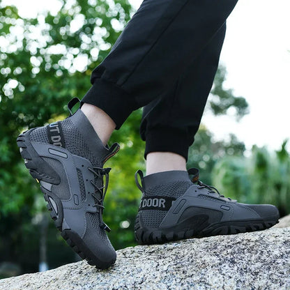 Hiking Shoes for Man Outdoor Comfortable Breathable Mesh High Top Boots