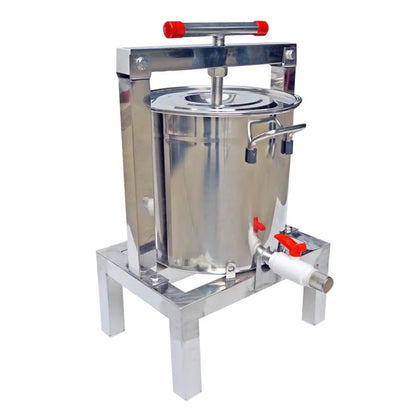 Premium Stainless Steel Honey Press - Manual Beekeeping Tool For Easy Honey & Wax Extraction, No Batteries Required