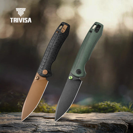 Pocket Folding Dragonfly Knife 14C28N  Blade Micarta G10  Handle High Quality  Survival Camping Hunting  Outdoor Fishing