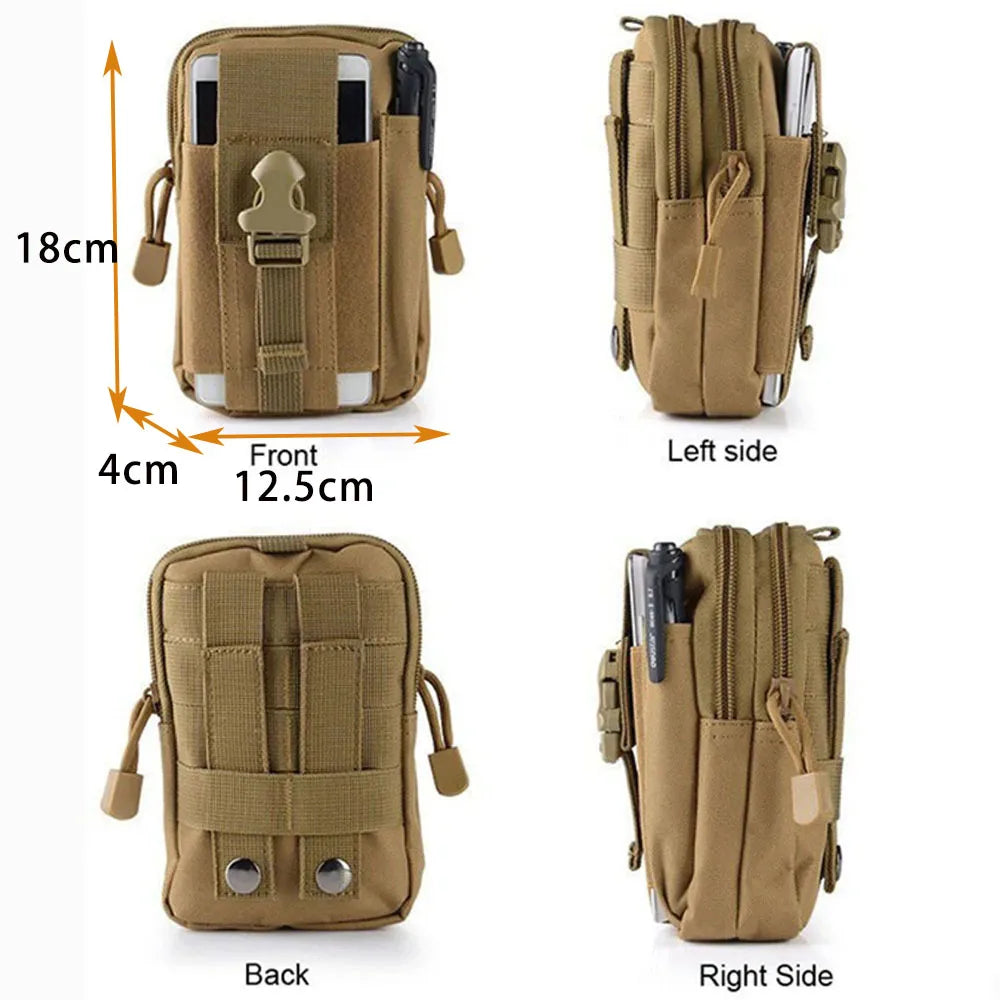 Tactical Waist Bag Outdoor Hunting  Men Sport Hiking Hunting Working Tools Mobile Phone Pouch