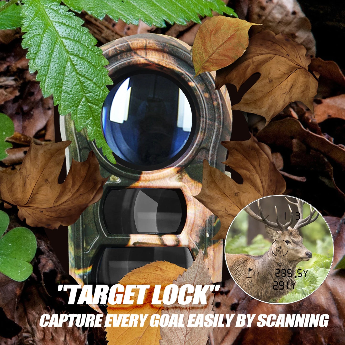REVASRI Laser Rangefinder 1000M Hunting Range Finder with Type-C Rechargeable Outdoor Target Acquisition Technology Monocular