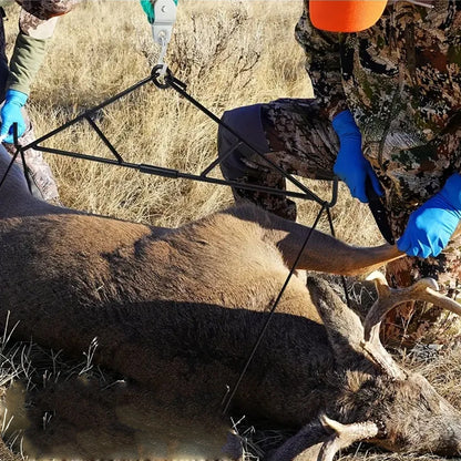 700LB Capacity Deer Hanger with Gambrel Hunting Game Hanging Kit for Deer Carcass/Butcher Deer Hunting Accessories Gifts for Men