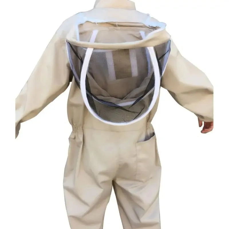 1 Set Professional Ventilated Full Body Beekeeping Suit With Gloves