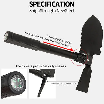 Folding Survival Shovel Mini Lightweight