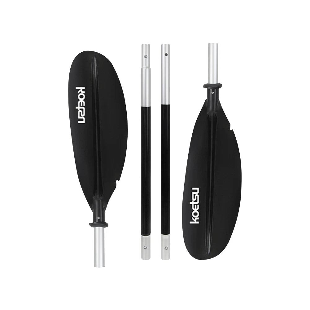 4-Piece Double-Head Surfpaddle Aluminium Alloy Floating Kayak Paddle Stand Up Paddleboard Paddles for Outdoor Water Sports
