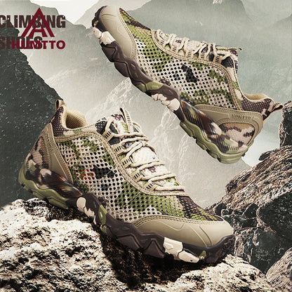 Men Hiking Shoes Breathable Outdoor Sports Climbing Shoes hunting shoes women Trekking Sneakers ankle boots tennis shoes