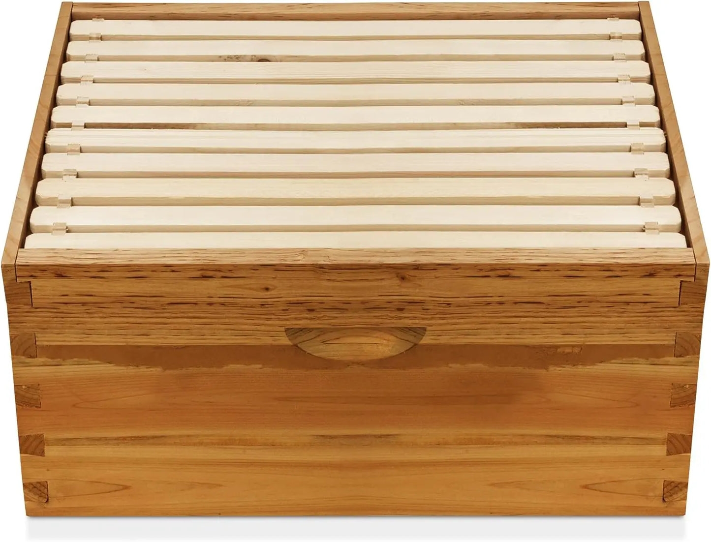 10 Frame Langstroth Beehive Kit with Deep Frames and Foundations for Beekeeping
