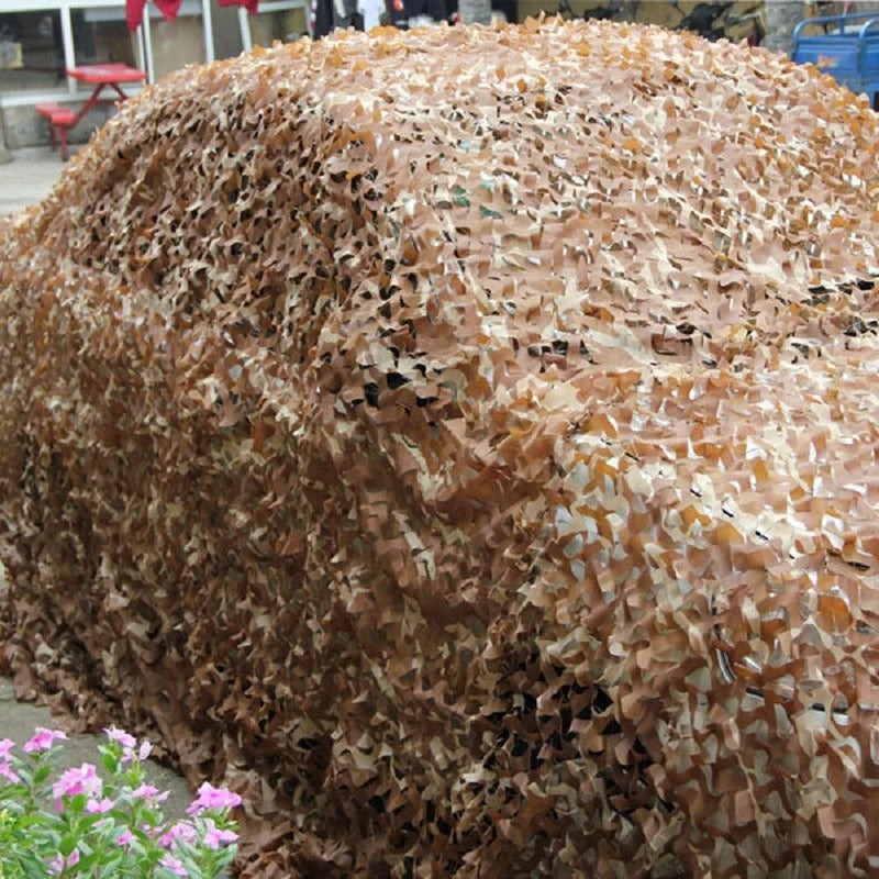 Woodland Camo Netting Military Camouflage Cover for Hunting, Camping, Hideout