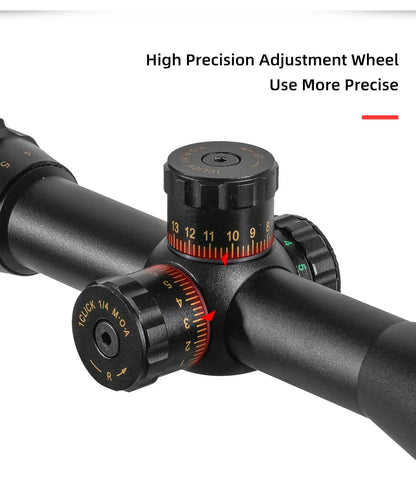 DIANA 4-16x44 Tactical Riflescope Optic Sight Green Red Illuminated Hunting Scopes RU Rifle Scope Sniper Airsoft Air Gun S