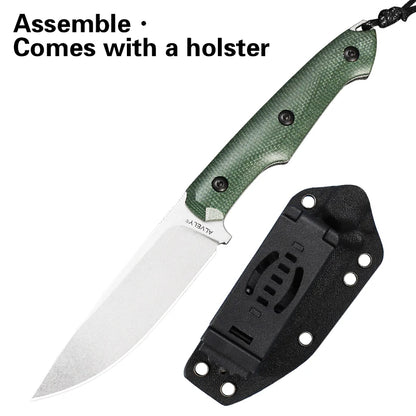 High-Quality Outdoor Tactical Fixed Blade Knife DC53 Steel Blade Hunting Knife K Sheath Camping & Exploration Hiking EDC Knife