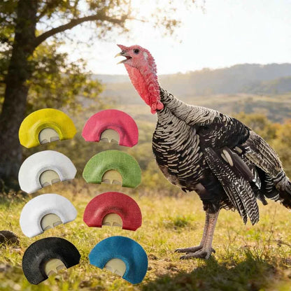 Turkey Hunting Calls Diaphragm Mouth Call Outdoor Hunting Gear Whistle Random 1 Colors Portable Hunter Accessory