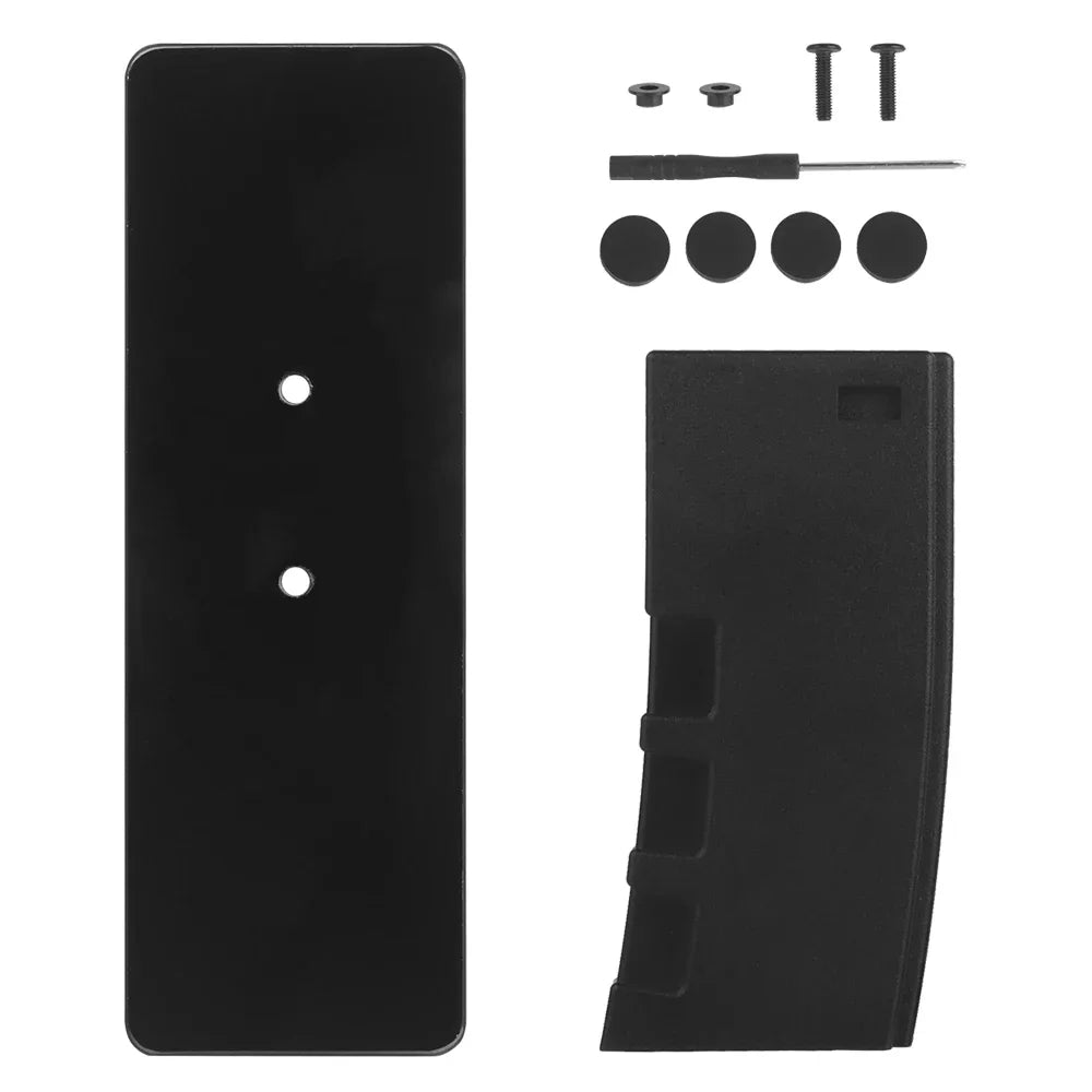 Display Stand AR 15 Style for M4 and AR15 ((AEG) ABS Decorative Magazine Glass Base Rifle Stand for Hunting Airsoft Accessories