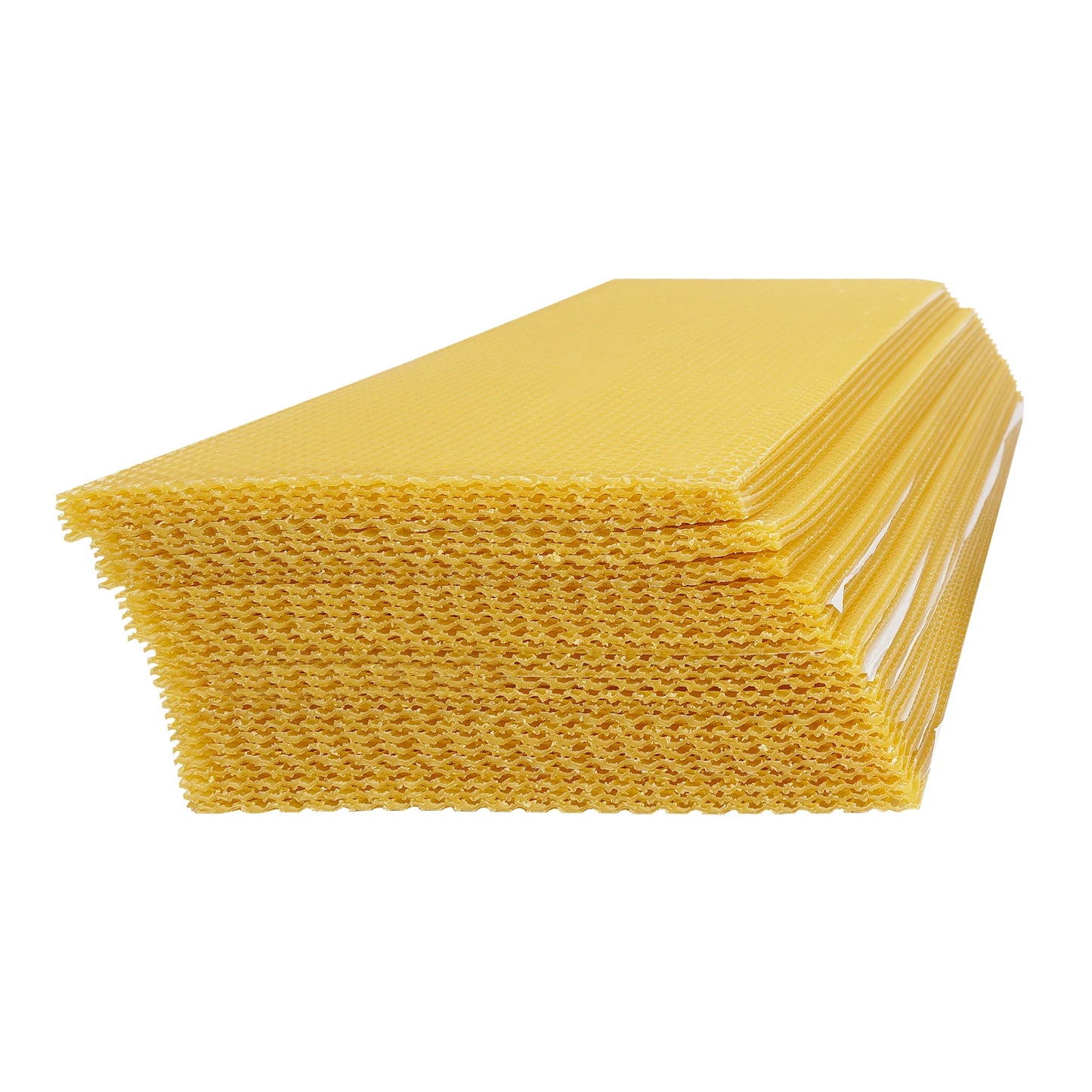 30 Pcs Bee Hive Foundations Beehive Frames Natural Pure Beeswax for Faster Comb Building & Higher Honey Yield 7.68x16.34 Inch