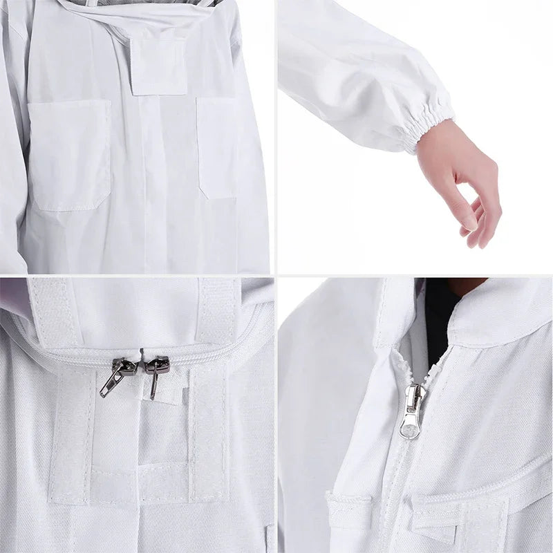 Full Body Beekeeping Clothing Professional Beekeepers Bee Protection Beekeeping