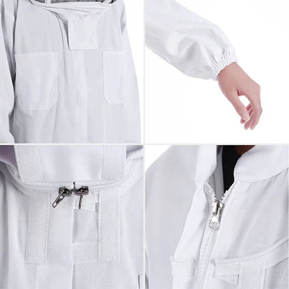 Full Body Beekeeping Clothing Professional Beekeepers Bee Protection Beekeeping