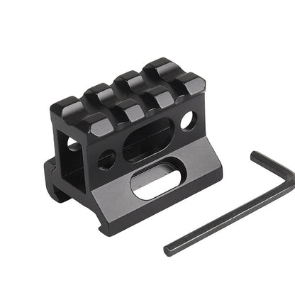 Riser Mount 1" Height Picatinny Short Riser Mount Aluminum Alloy Scope Riser Base Mount 20mm Picatinny Rail