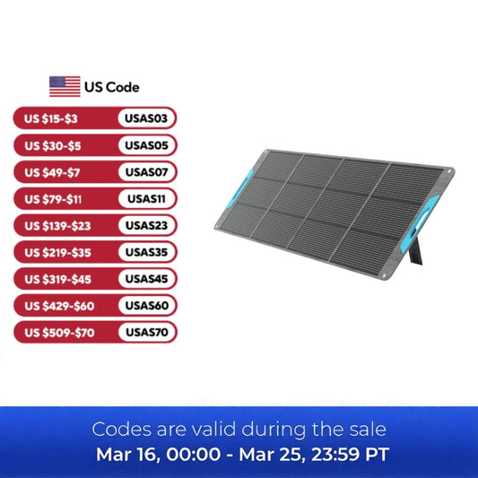 200W Portable Solar Panel, IP65 Waterproof Foldable Solar Panel Power Backup, Solar Charger for Power Station RV Camping
