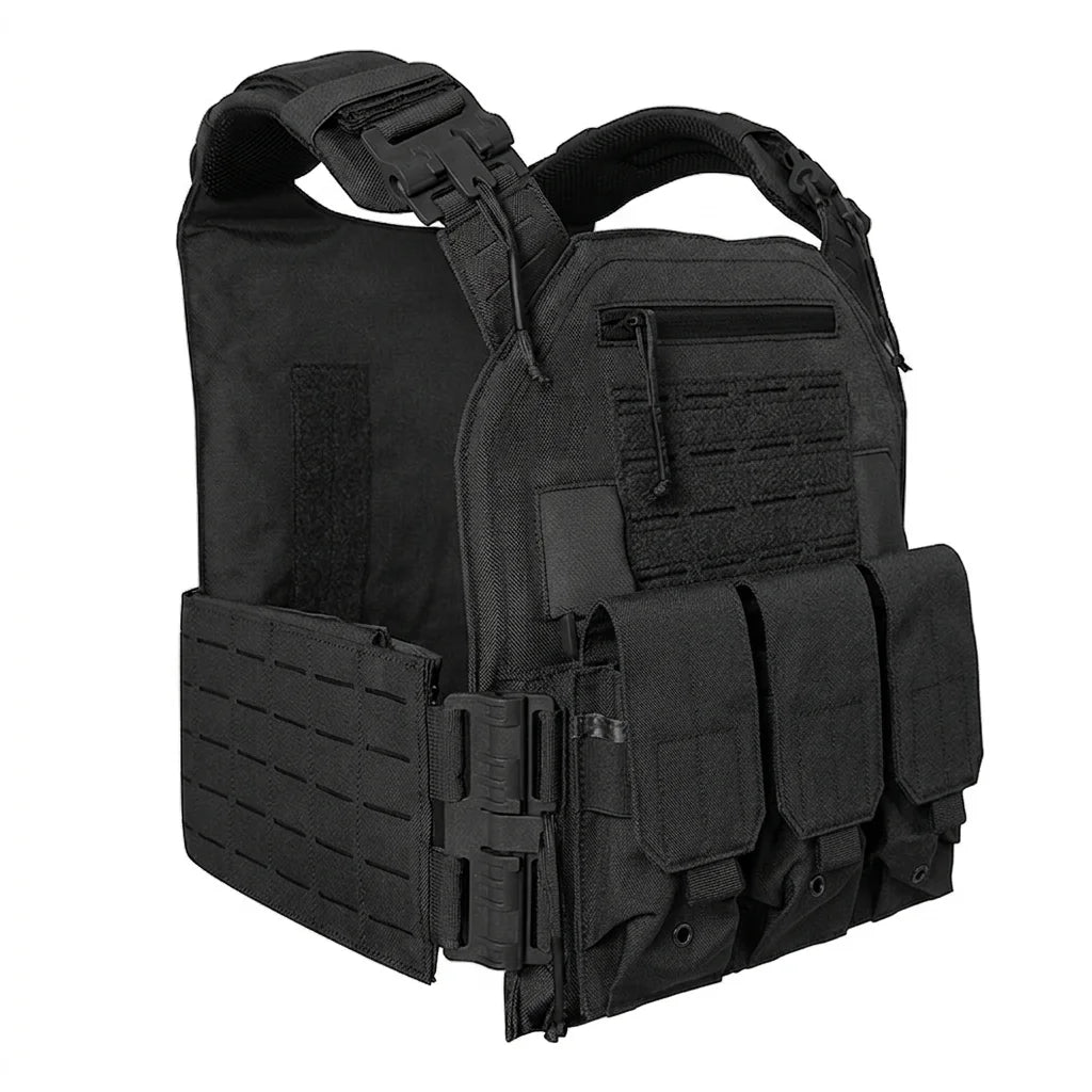 1000d Nylon Chaleco Tactico Vest Ranger-Green Tactical Gear 25x30cm Plate Carrier Molle Tactical Vest for Outdoor Hunting