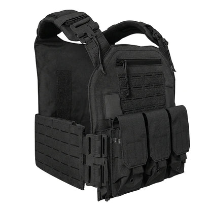 1000d Nylon Chaleco Tactico Vest Ranger-Green Tactical Gear 25x30cm Plate Carrier Molle Tactical Vest for Outdoor Hunting