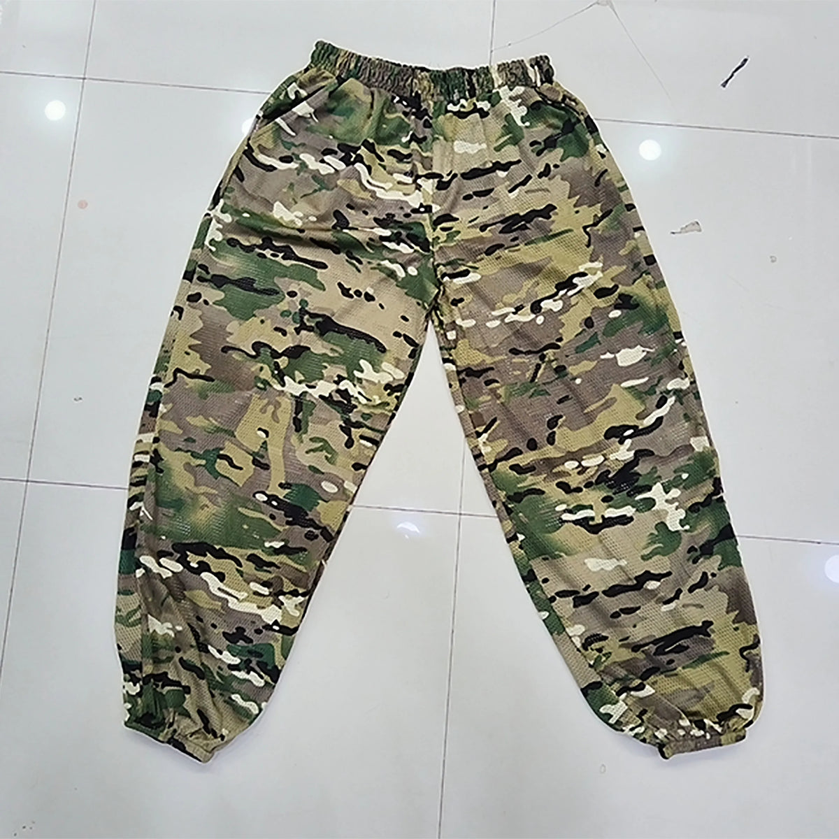 Men Fishing Hiking Sets Outdoor Tactical Mesh Hoodie Mosquito-Proof Set Camping Jacket Elastic Waistband Hunting Pants Men Kids