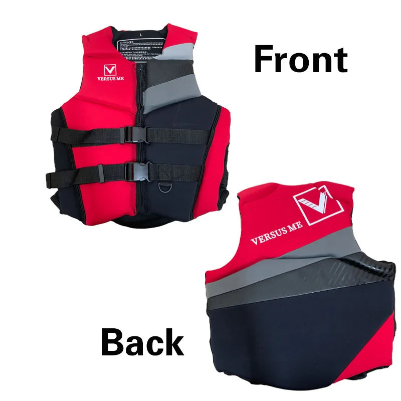 Aldult Life Jacket Water Sports Skiing Neoprene Life Jacket Drifting Surfing Motorboat Jet Ski VEST Boating Kayak Life Jackets