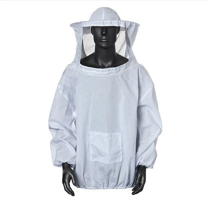 Protective Beekeeping Jacket Veil Smock Equipment Beekeeping Hat Sleeve Beekeeper Suit Apiculture Bee Dress