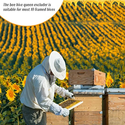 Rtteri Pcs Plastic Queen Excluder Queen Bee Excluder for Bee Hive Beekeeping Separating Queen Bees from Honey Beekeepers Lookin