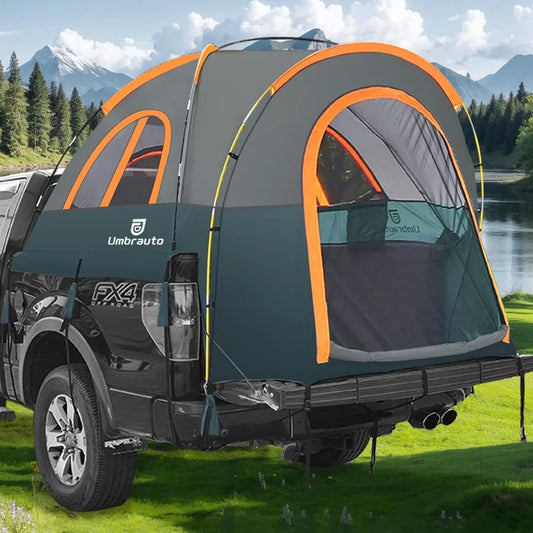 Truck Bed Tent 5.56ft: Easy Set Up Umburato Pickup Truck Tents for Camping Waterproof PU3000mm Canopy for Truck Camper Portable