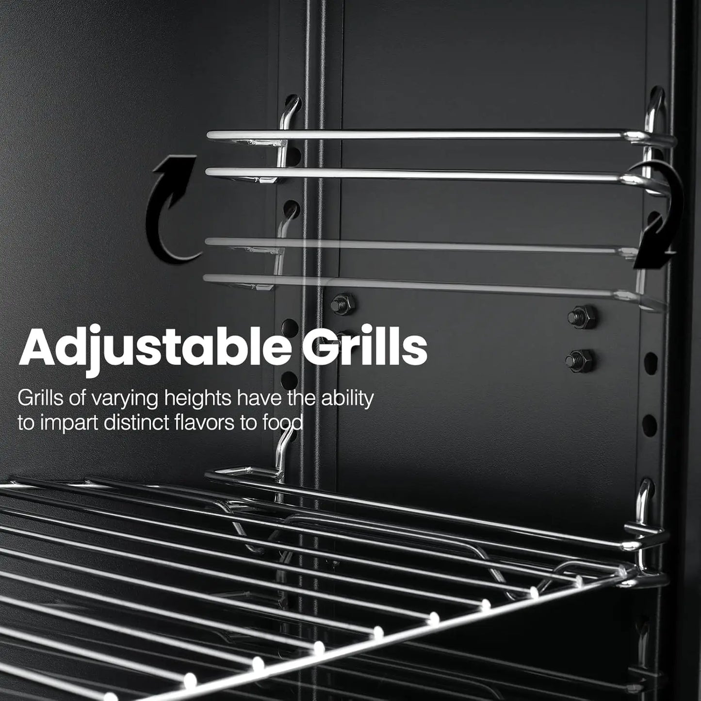 Propane Smoker, Vertical Smoker with Three Removable Shelves