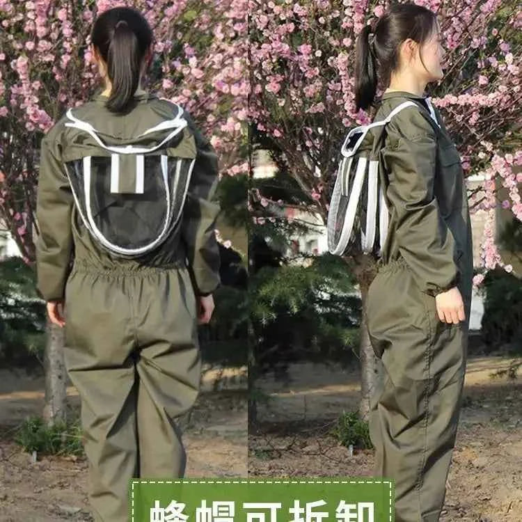 Full Set of One Piece Breathable Bee Keeping Clothes, Thickened  Protective Clothing,  Protective Clothing,  Keeping Sp