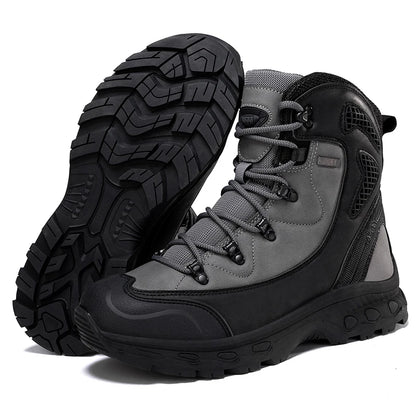 Men's mountain climbing motorcycle boots, outdoor hiking boots, fashionable boots