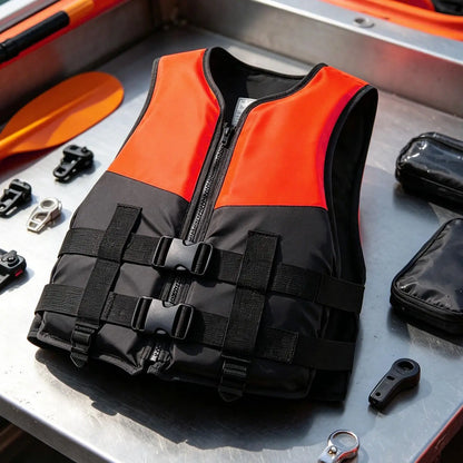 Adult Swim Buoyancy Aid Vest Floating Jacket Scratch Resistant Safety Buckle Kayak Surfing Fishing Life Vest for Teens