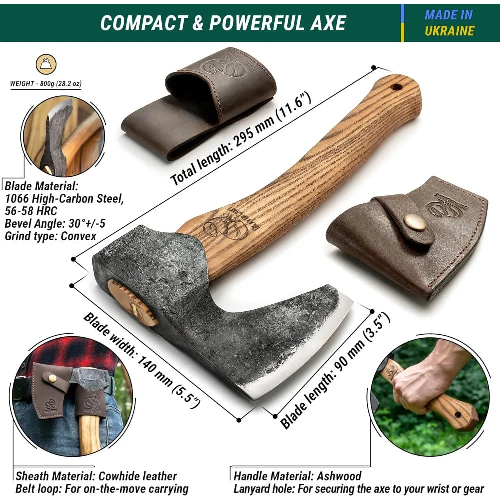 Bushcraft Hatchet Wood Carving Axe AX6