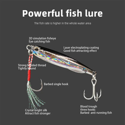 10/15/20/30/40/50g  Fishing Lure Artificial Bait Tackle
