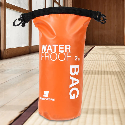 2L Waterproof Dry Bag Floating Storage Bag Keeps Gear Dry Roll Top Sack Lightweight Small Dry Bag for Kayaking Boating Rafting