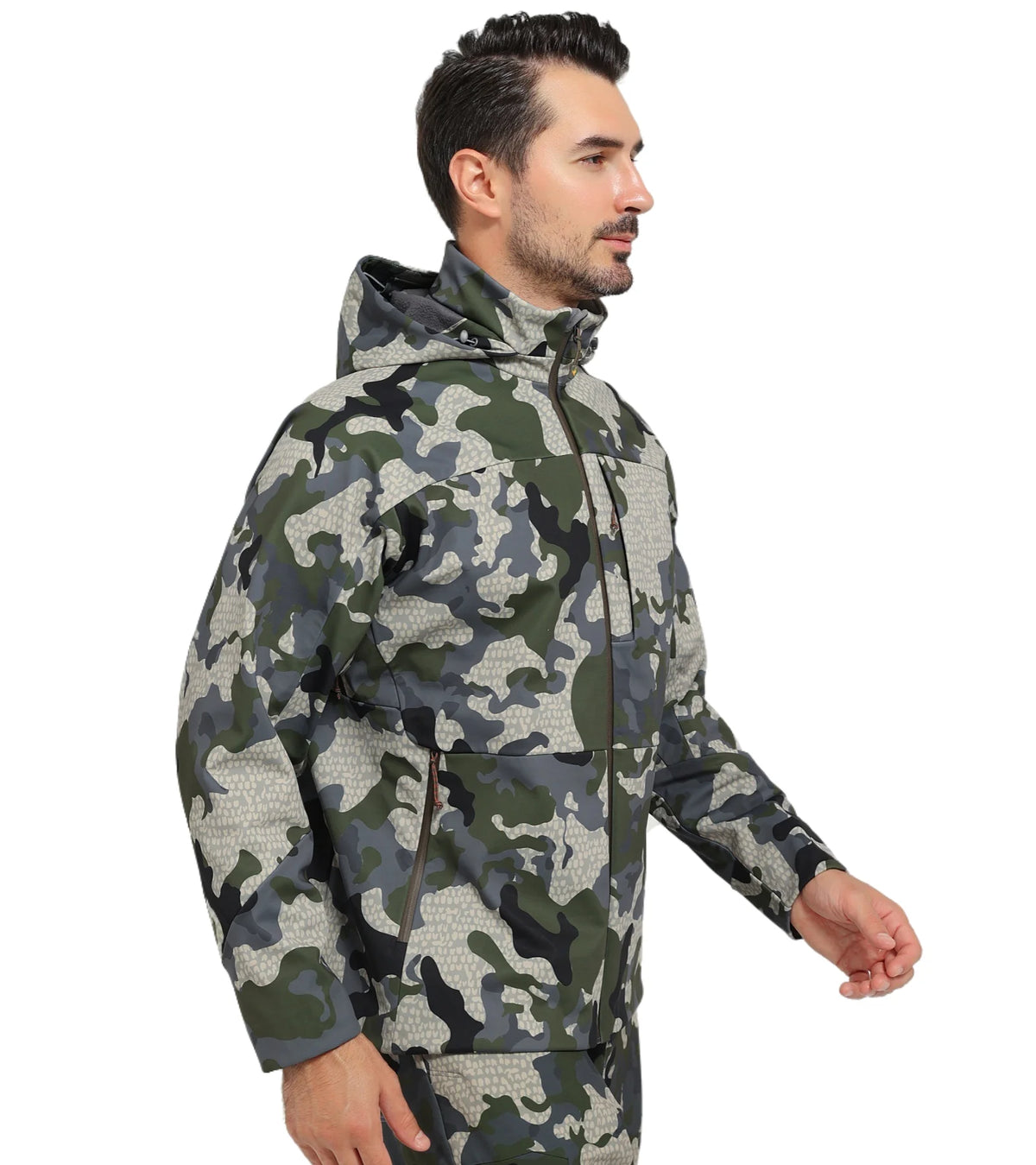 Men's Jetstream 3-in-1 Fleece Hunting Jacket Windproof Waterproof Breathable Lightweight Functional Steam Permeable
