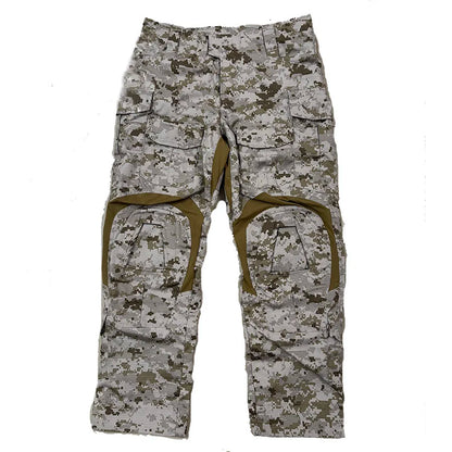 Outdoor Hunting Military Tactics G3 Training Suit, CP Style GEN3 Green Tiger Spot Combat Set, Tactical Top, Tactical Pants Men