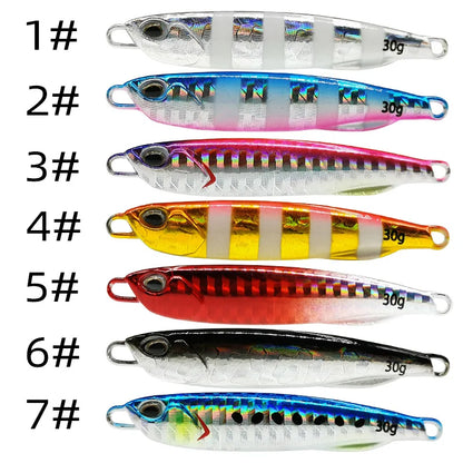 10/15/20/30/40/50g  Fishing Lure Artificial Bait Tackle