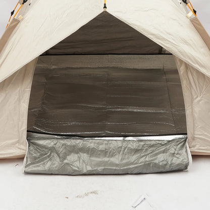 2-3 Person Automatic Pop Up Tent Instant Spring Quick Setup Waterproof Oxford Cloth UPF 50 Sun Protection Breathable Mesh Window Wind Ropes Ground Nails Compact Fold Portable Outdoor Shelter For Backyard Festival Beach Campin