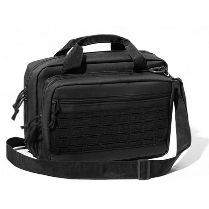 600D Oxford Cloth Tactical Handgun Bag Multiple Pockets Shooting Range Bag Tactical Handbag for Outdoor Hunting