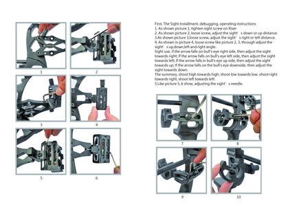 Compound Bow Set 20-70lbs Adjustable 320FPS 80% Let-off RH LH for Hunting Target Shooting Archery Practice Use